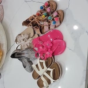 Girl sandal lot all size 1